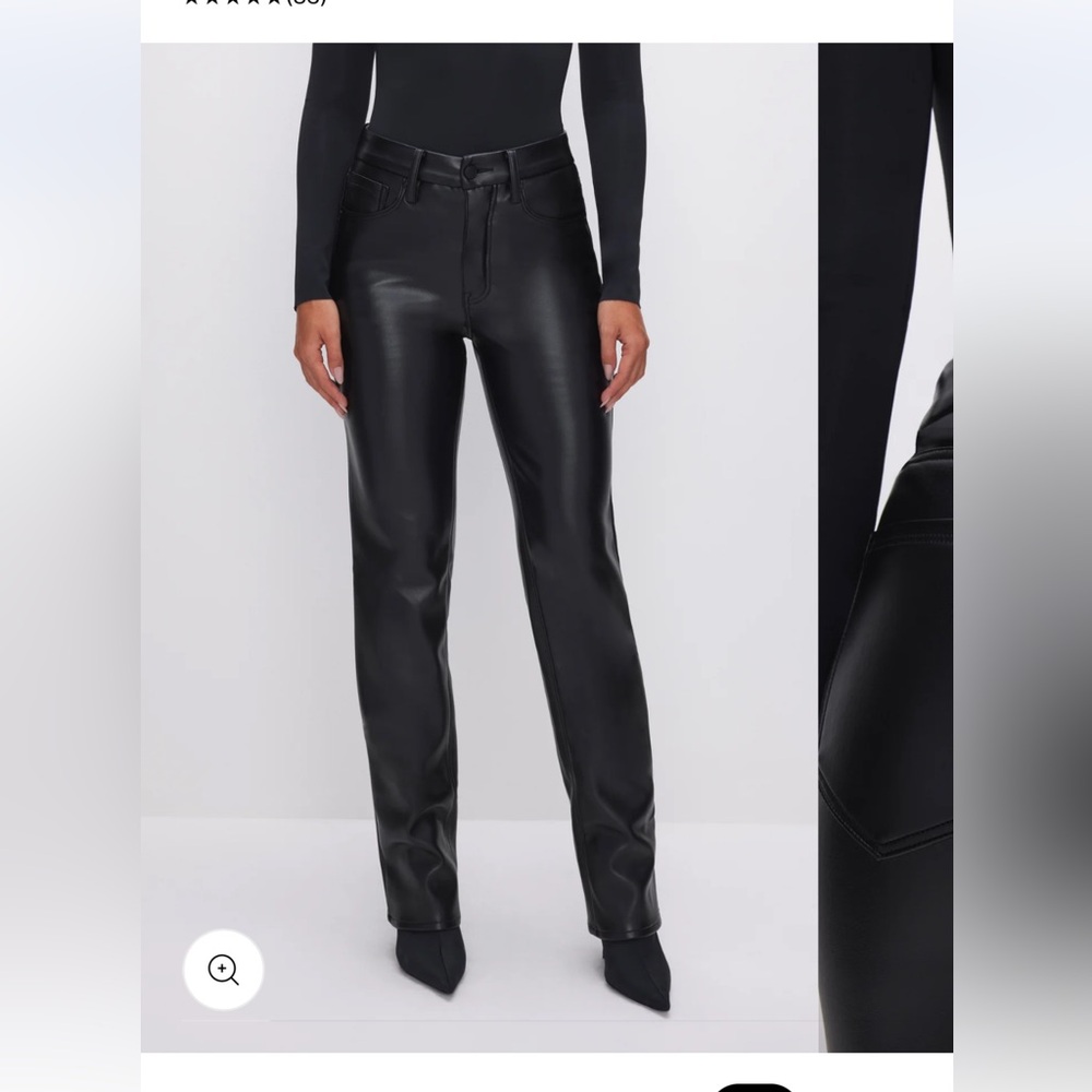 GOOD ICON FAUX LEATHER PANTS